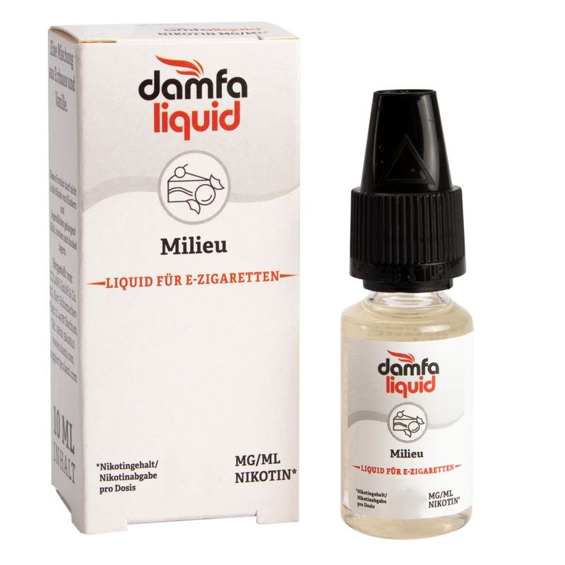Liquid Milieu Damfaliquid nikotinfrei gebrauchsfertiges Liquid