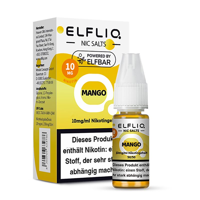 Liquid Mango Elfliq by Elfbar mit 10mg Nikotin