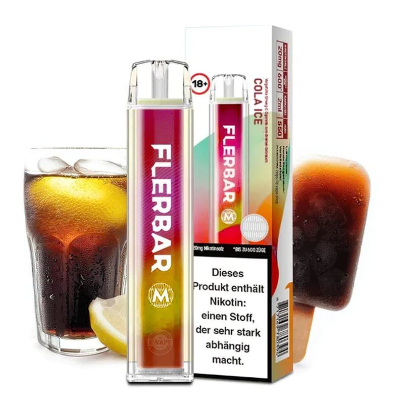 Flerbar Cola Ice 20mg Einweg Vape Einweg E-Zigarette