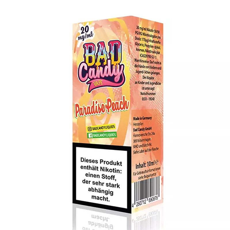 Paradise Peach 10ml Liquid mit 20mg Nikotin