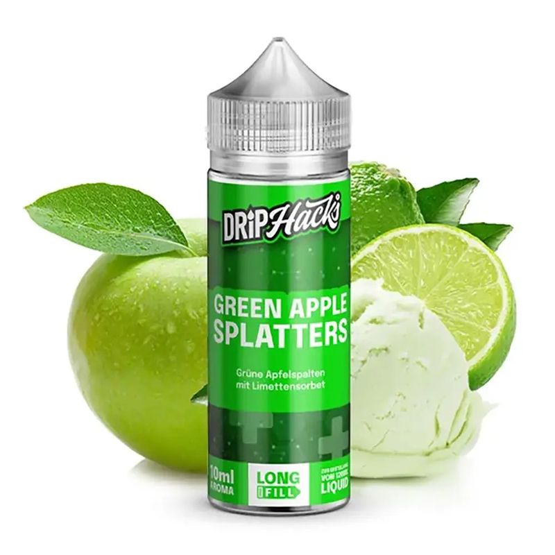 Green Apple Splatters Drip Hacks Aroma