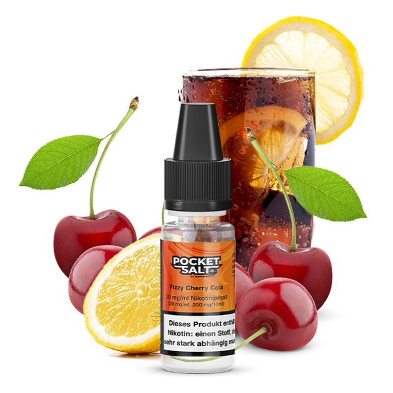 Liquid Fizzy Cherry Cola 20mg Pocket Salt gebrauchsfertiges Liquid