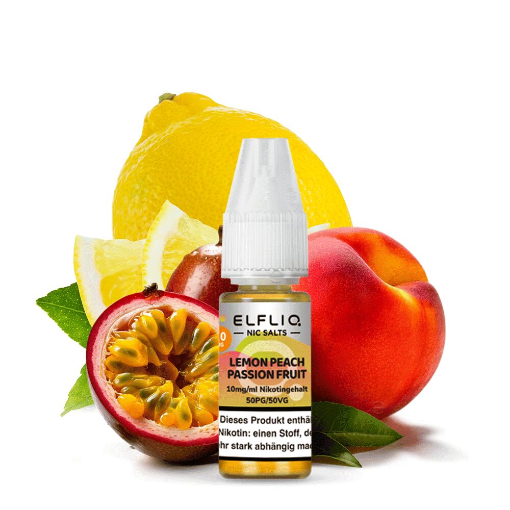 Liquid Lemon Peach Passion Fruit - Elfliq von Elfbar