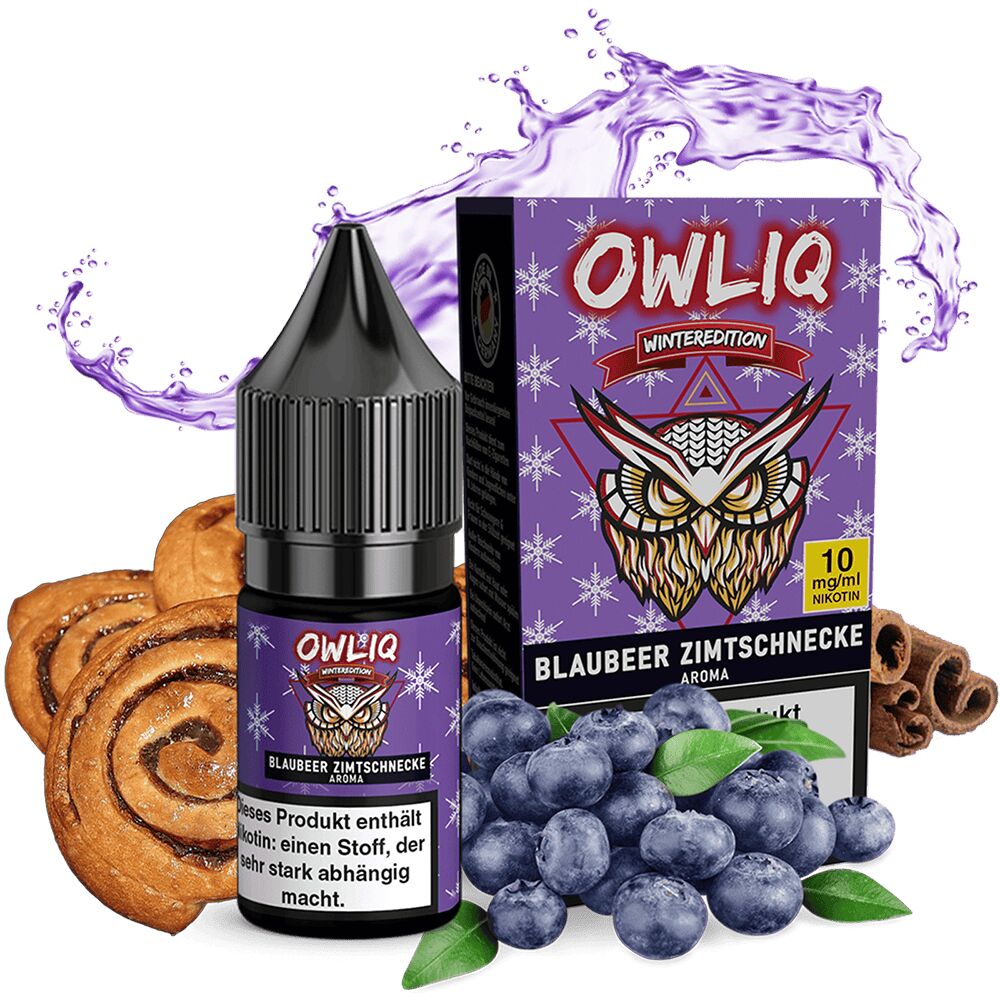 Liquid Blaubeer Zimtschnecke - Owliq
