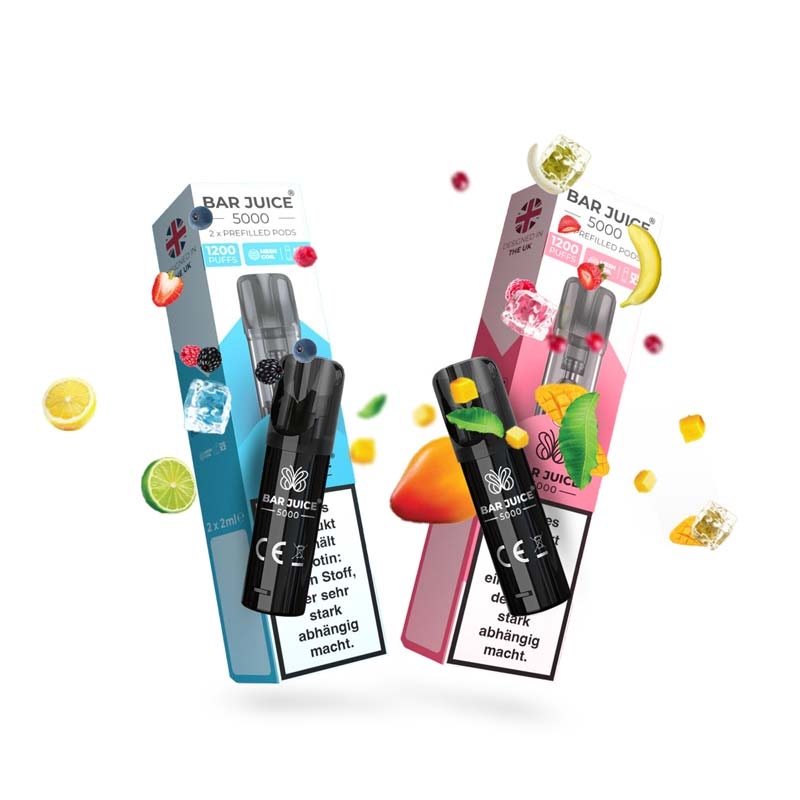 Bar Juice 5000 Pods - alle Sorten - mit Nikotin, Kosmetik, Lippenstift
