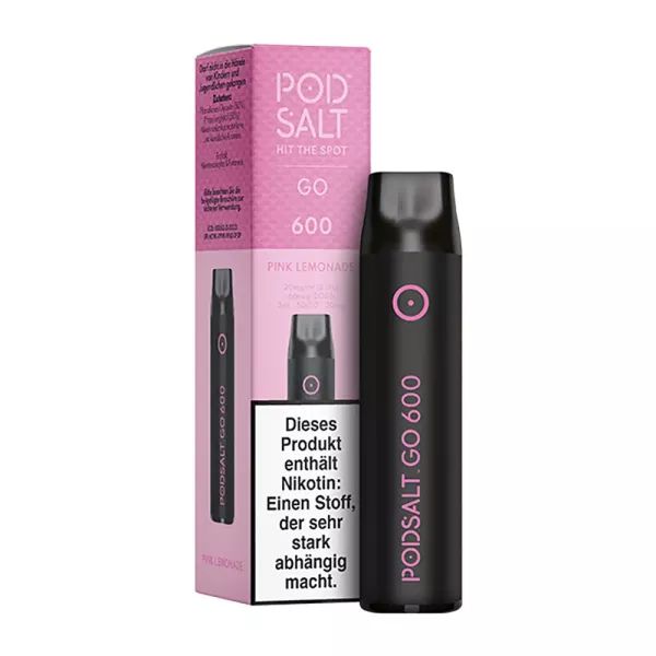 Pod Salt GO 600 Einweg Pen Pink Lemonade 20mg Einweg E-Zigarette