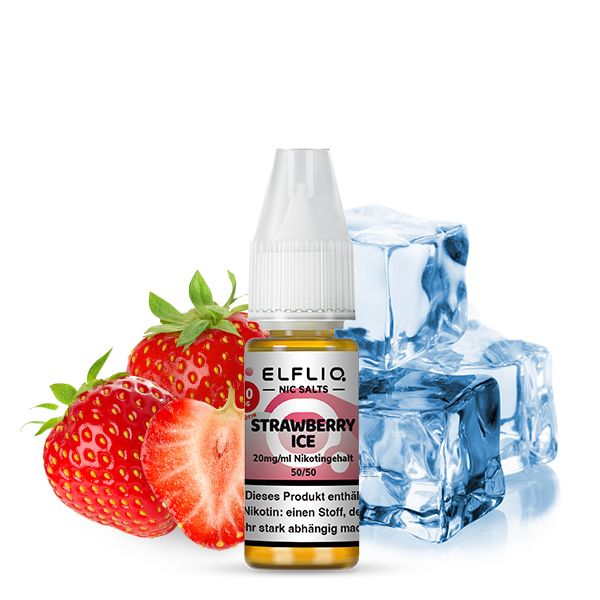 Liquid Strawberry Ice Elfliq by Elfbar 20mg gebrauchsfertiges Liquid