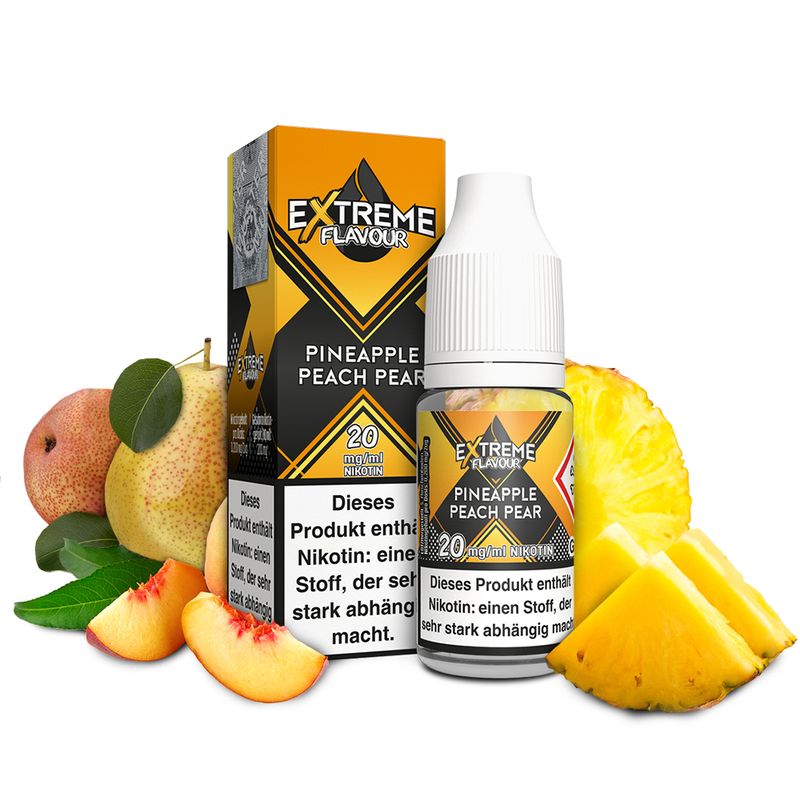 Liquid Pineapple Peach Pear Overdosed 20mg Extreme Flavour Nikotinsalz gebrauchsfertiges Liquid