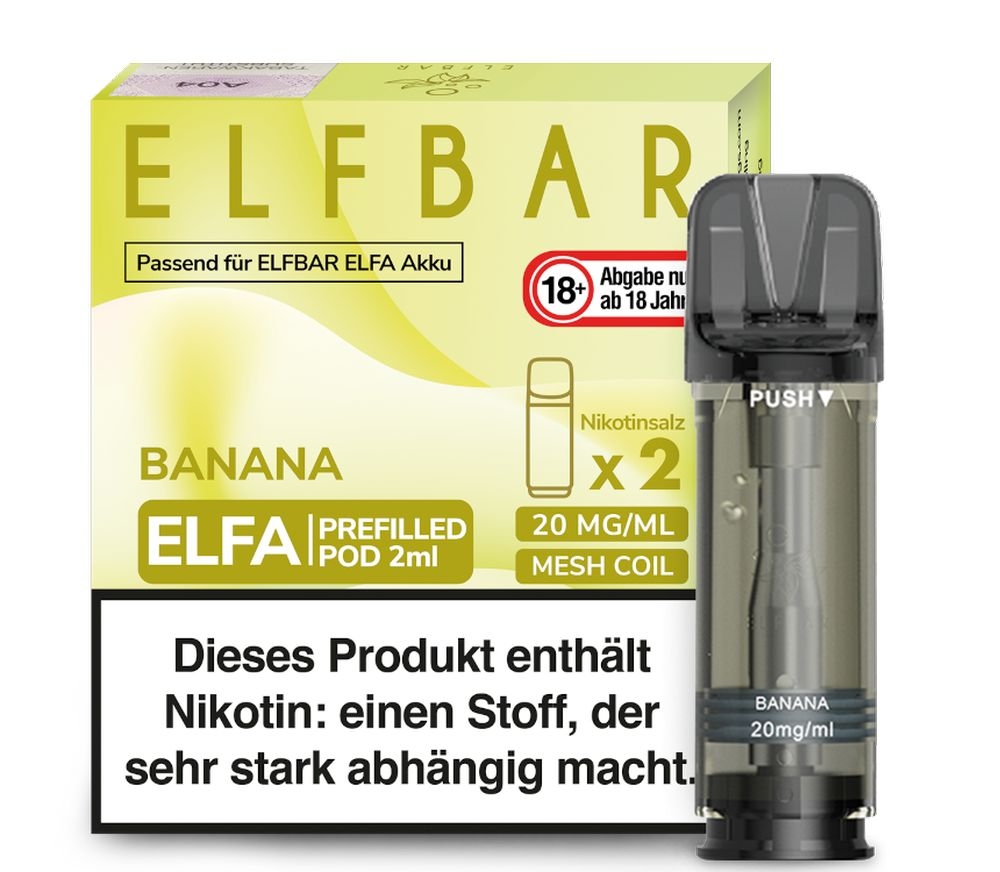 Elfa Pods von Elfbar - alle Sorten - Mit Nikotin