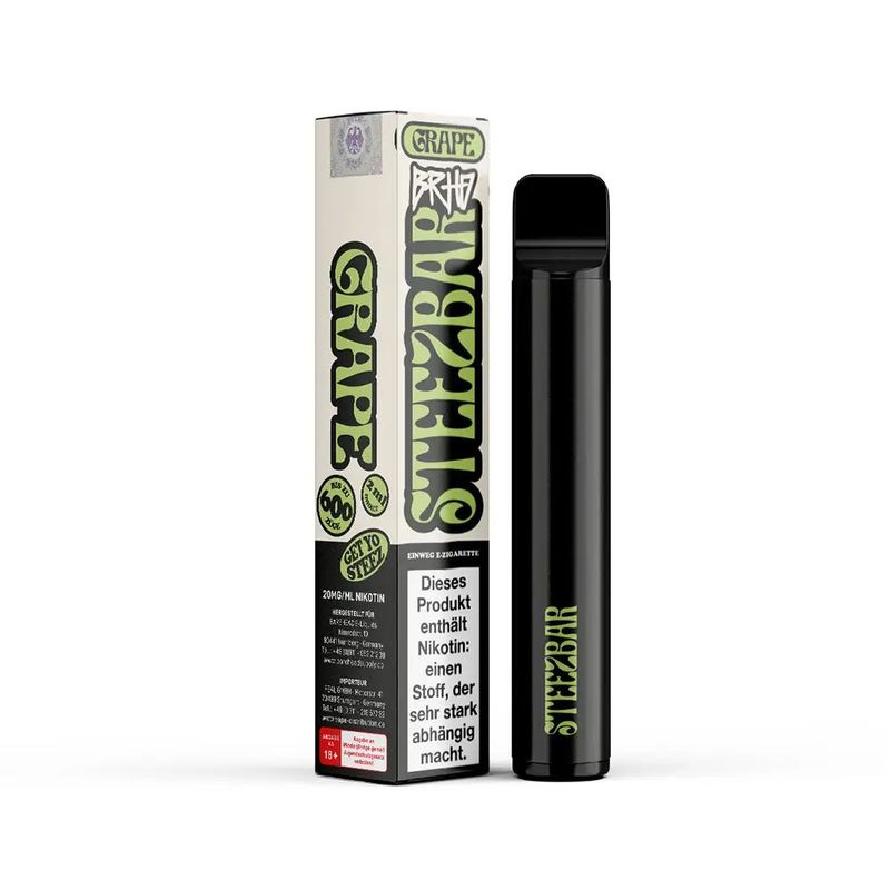 Grape & Hops BRHD Barehead Steezbar Vape Pen Einweg E-Zigarette