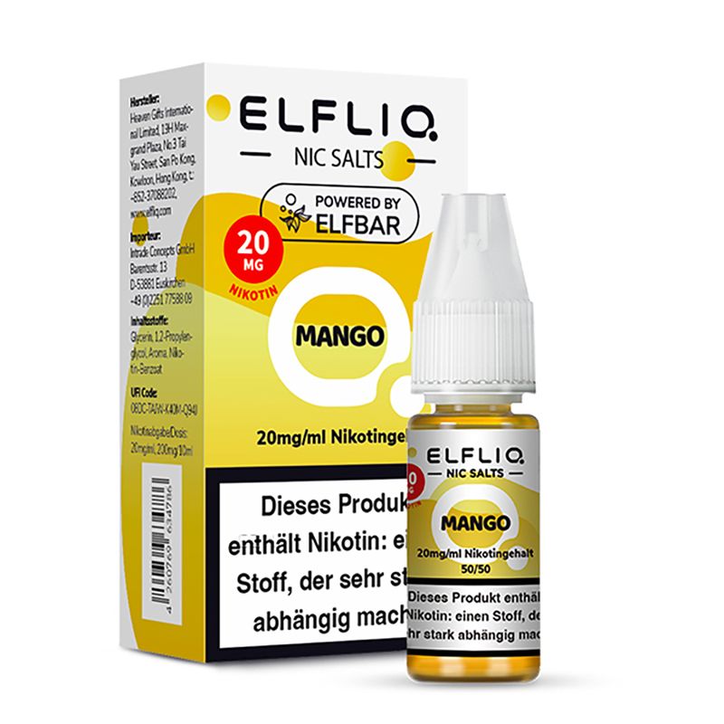 Liquid Mango Elfliq by Elfbar mit 20mg Nikotin