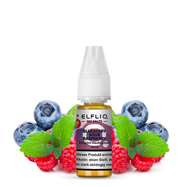 Liquid Blueberry Sour Raspberry Elfliq by Elfbar mit 20mg Nikotin