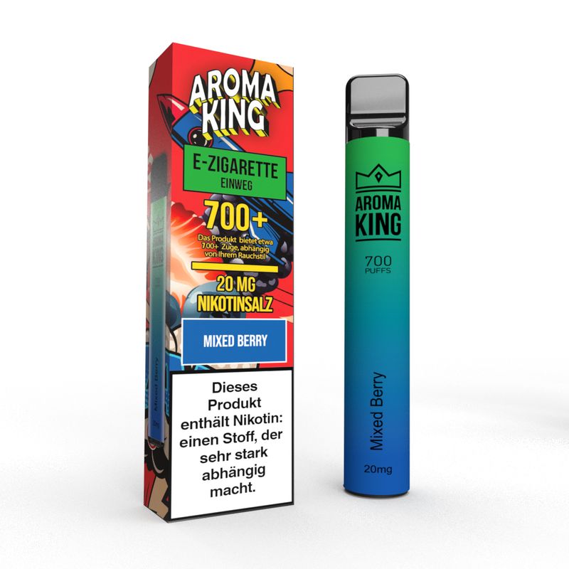 Aroma King Mixed Berry 20mg Einweg E-Shisha Einweg E-Zigarette