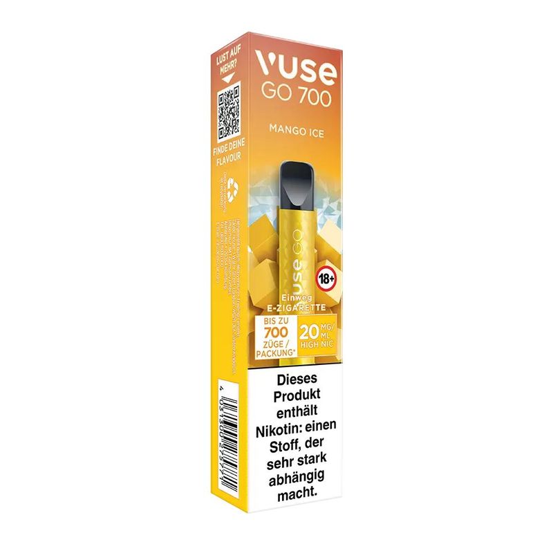 Vuse GO 700 Mango Ice 20mg Einweg Vape Einweg E-Zigarette