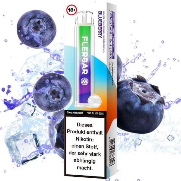Flerbar Blueberry 20mg Einweg Vape Einweg E-Zigarette