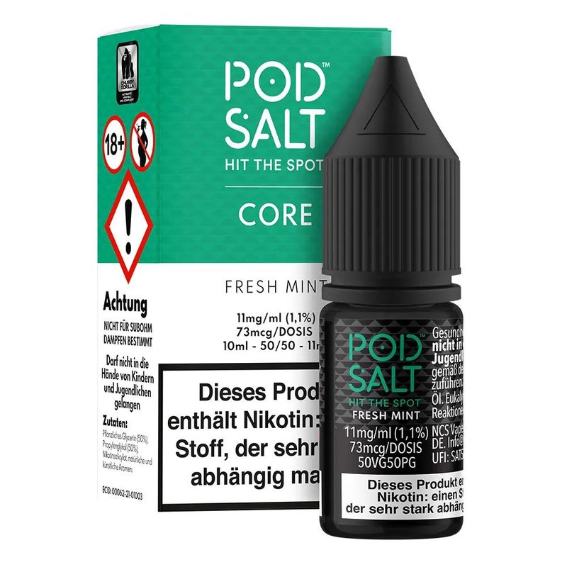Liquid Fresh Mint 11mg Pod Salt Core gebrauchsfertiges Liquid