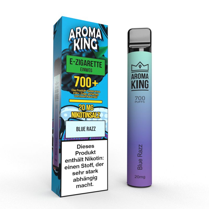 Aroma King Blue Razz 20mg Einweg E-Shisha Einweg E-Zigarette