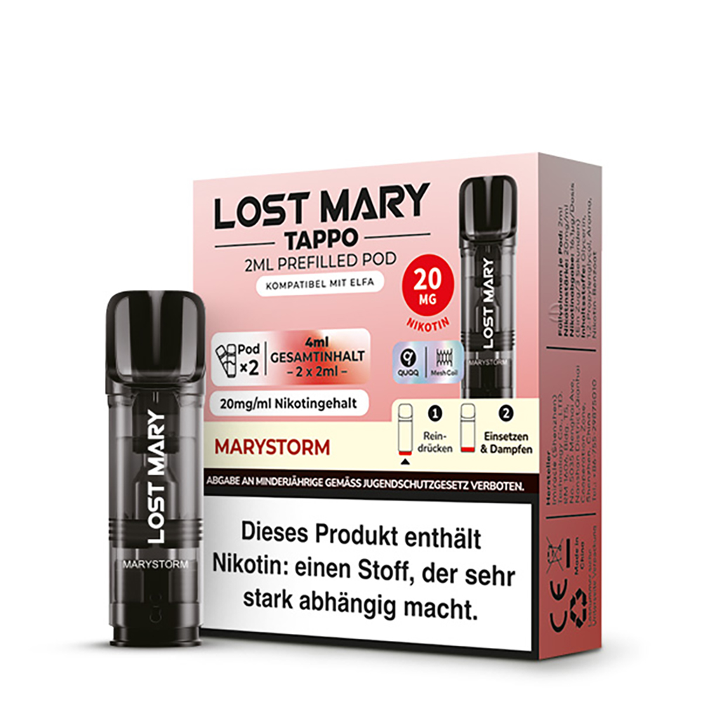 Marystorm 20mg - Lost Mary Tappo Pods