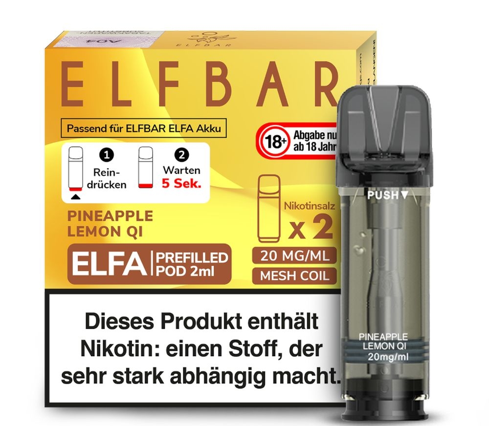 Elfa Pods von Elfbar - alle Sorten - Mit Nikotin
