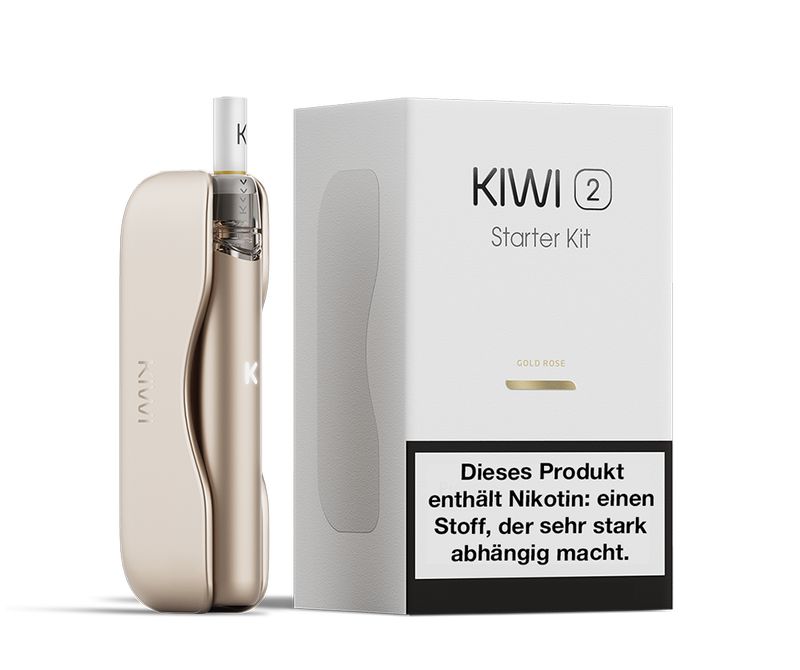 Kiwi 2 E-Zigarette Gold Rose Pod Kit