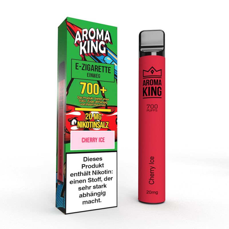 Aroma King Cherry Ice 20mg Einweg E-Shisha Einweg E-Zigarette