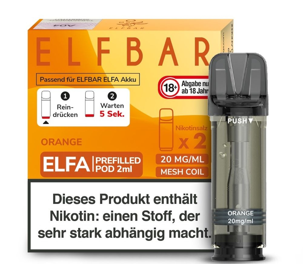 Elfa Pods von Elfbar - alle Sorten - Mit Nikotin