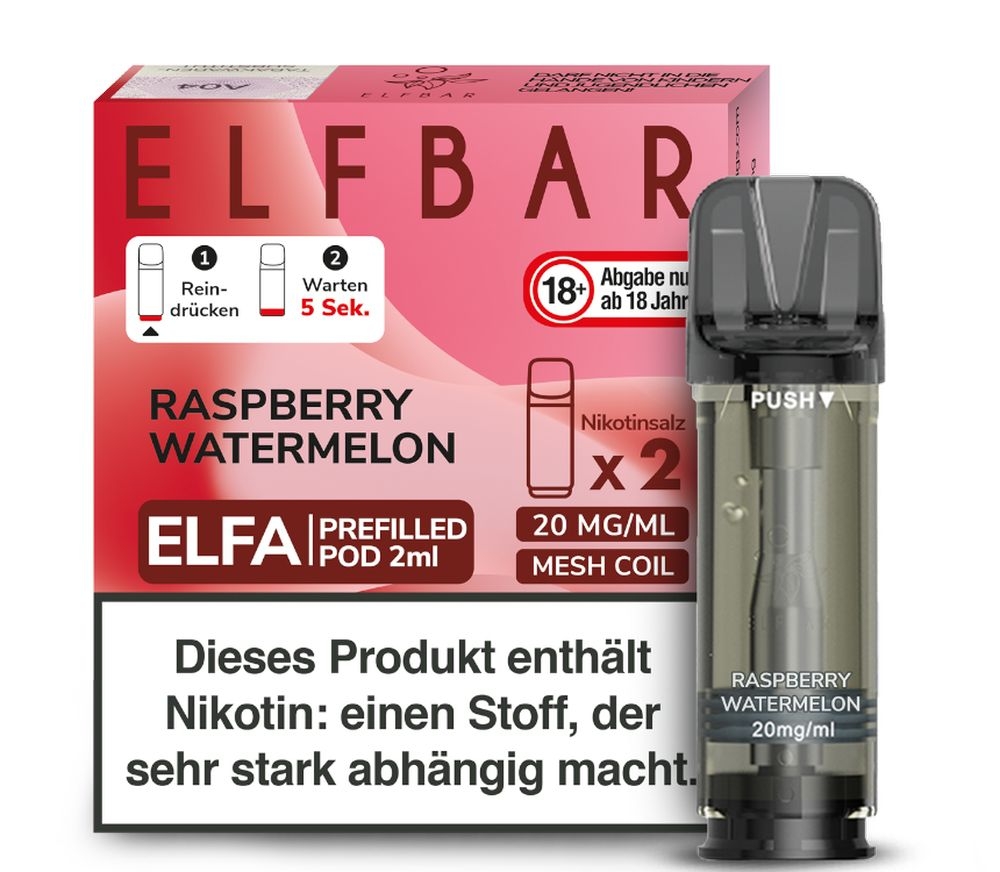 Elfa Pods von Elfbar - alle Sorten - Mit Nikotin