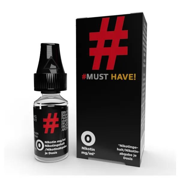 Liquid Hashtag Must Have nikotinfrei gebrauchsfertiges Liquid