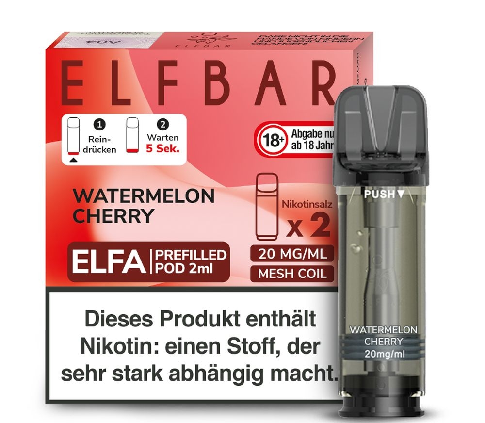 Elfa Pods von Elfbar - alle Sorten - Mit Nikotin