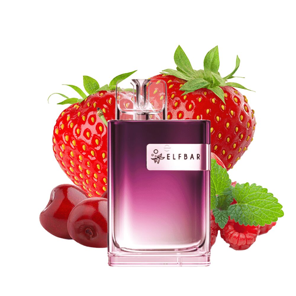 Elfbar CR600 Einweg E-Zigarette Strawberry Raspberry Cherry 20mg