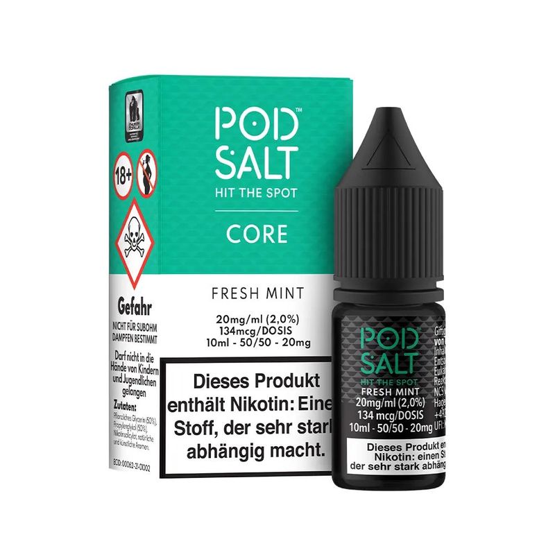 Liquid Fresh Mint 20mg Pod Salt Core gebrauchsfertiges Liquid