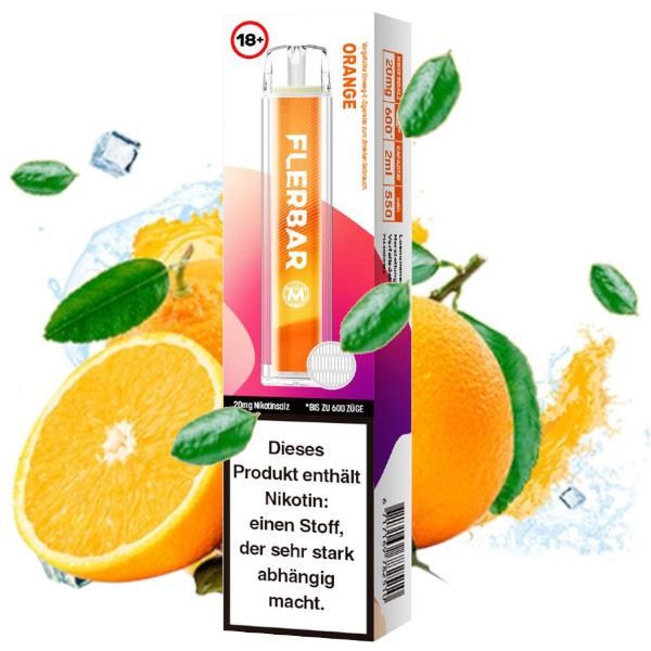 Flerbar Orange 20mg Einweg Vape Einweg E-Zigarette