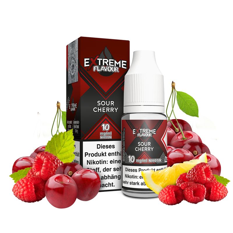 Liquid Cherry Sour Overdosed 10mg Extreme Flavour Nikotinsalz gebrauchsfertiges Liquid