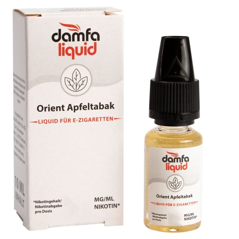 Liquid Orient Apfeltabak Damfaliquid nikotinfrei gebrauchsfertiges Liquid