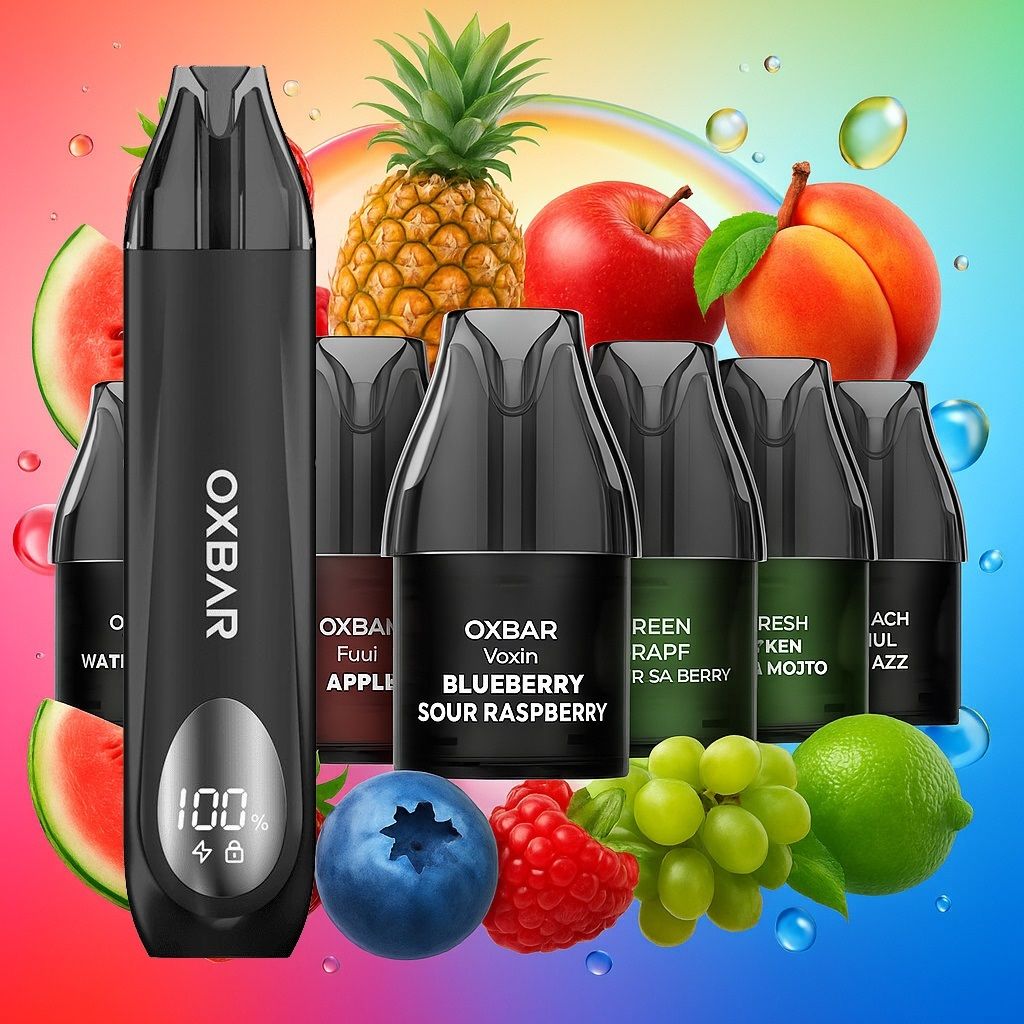 10 Liquid Pods und Akku - Oxbar Voxin Bundle