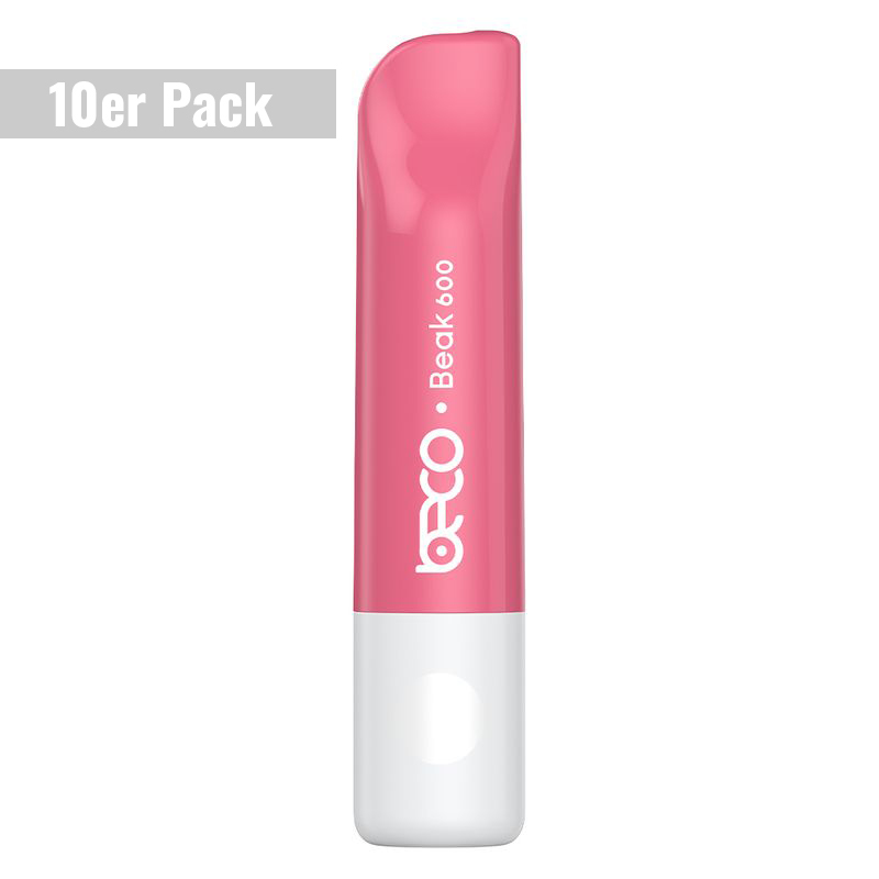 Beco 600 Erdbeereis 20mg E-Shisha 10er Pack Einweg E-Zigarette