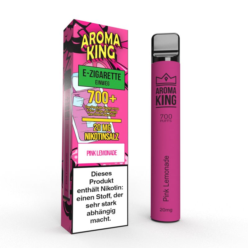 Aroma King Pink Lemonade 20mg Einweg E-Shisha Einweg E-Zigarette
