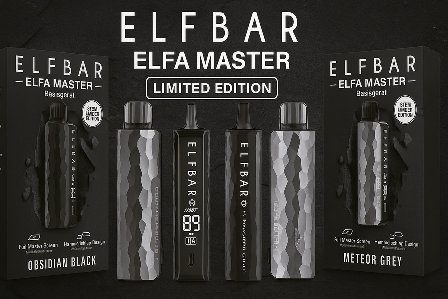 Elfbar Elfa Master Packungen mit Titel der limitierten version