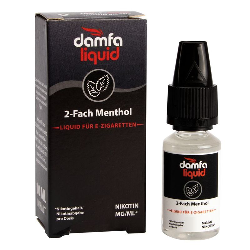 Liquid 2-Fach Menthol Damfaliquid nikotinfrei gebrauchsfertiges Liquid