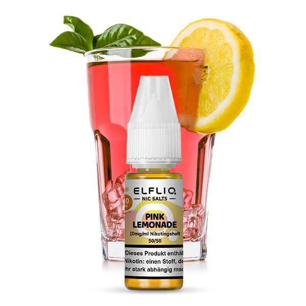 Liquid Pink Lemonade Elfliq by Elfbar mit 10mg Nikotin