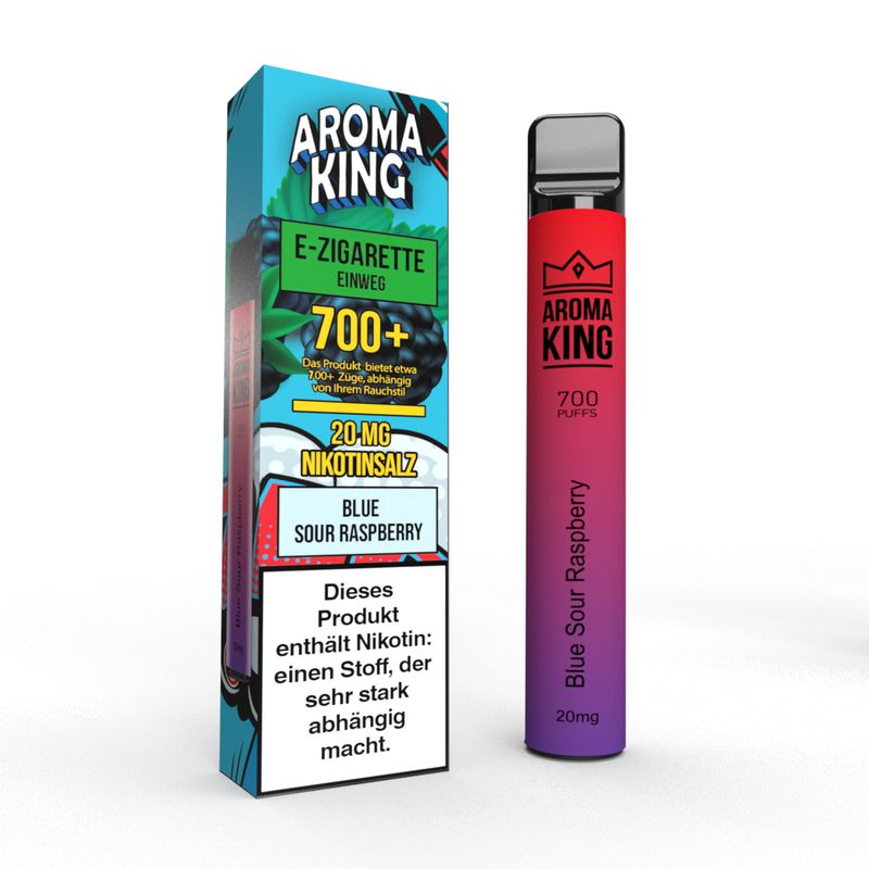 Aroma King Blue Sour Raspberry 20mg Einweg E-Shisha Einweg E-Zigarette