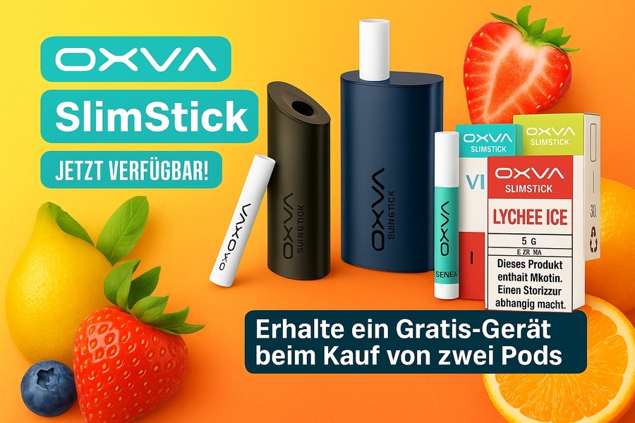 Oxva Slimstick Bannerbild mit 2+1 Aktion