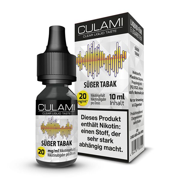 Liquid Süßer Tabak Culami 20mg Nikotinsalz gebrauchsfertiges Liquid