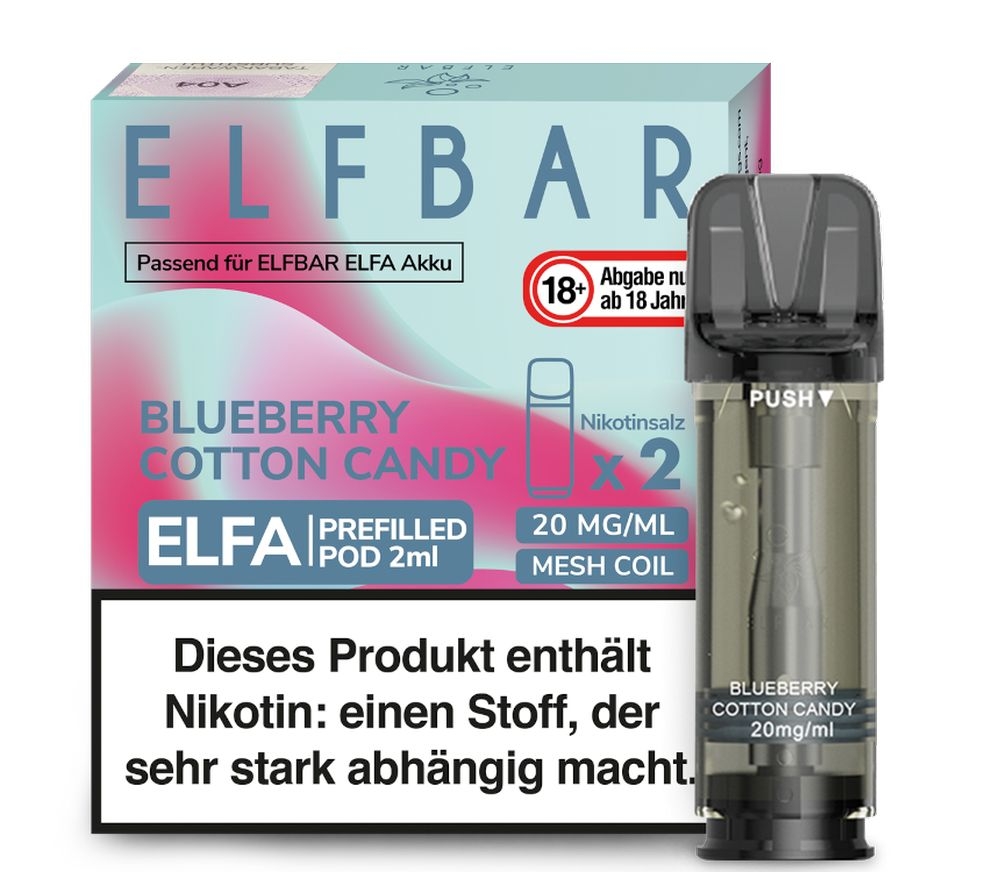 Elfa Pods von Elfbar - alle Sorten - Mit Nikotin