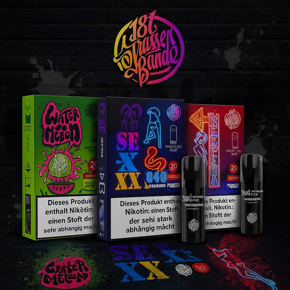 187 Strassenbande Pods - 1 Stück - mit Nikotin
