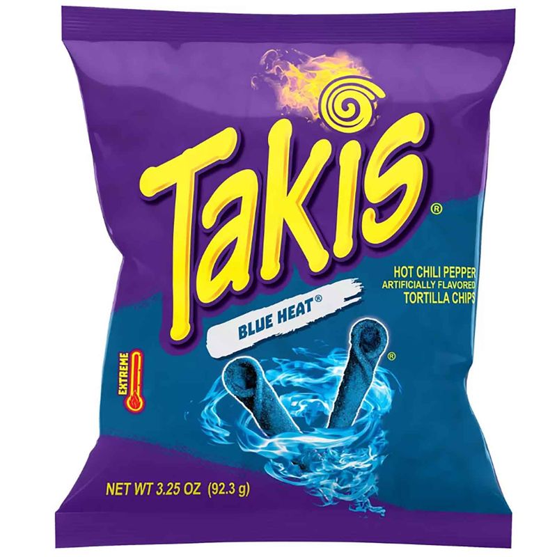 Takis Blue Heat 92,3g Packung Tortilla Chips